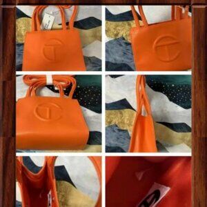 Telfar Small Orange Shopping bag